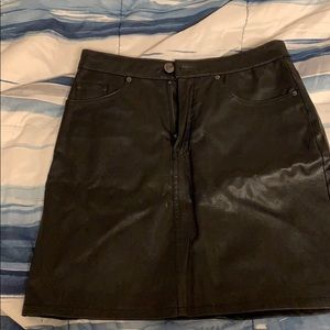 Leather Skirt